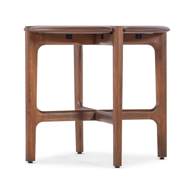 Romy Round Side Table - Chestnut