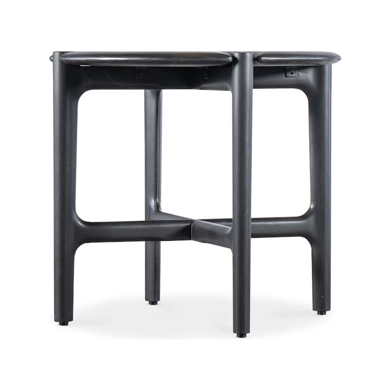 Romy Round Side Table - Black