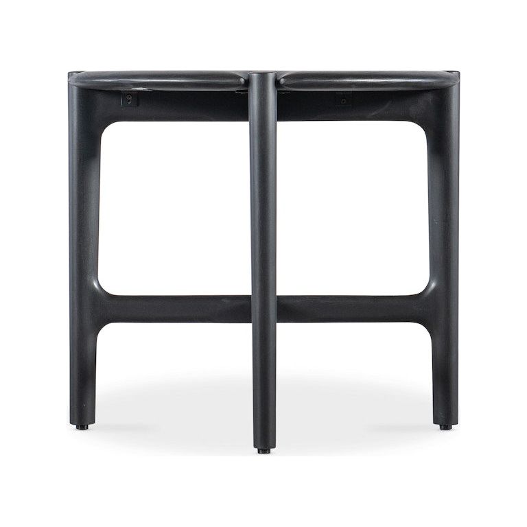 Romy Round Side Table - Black