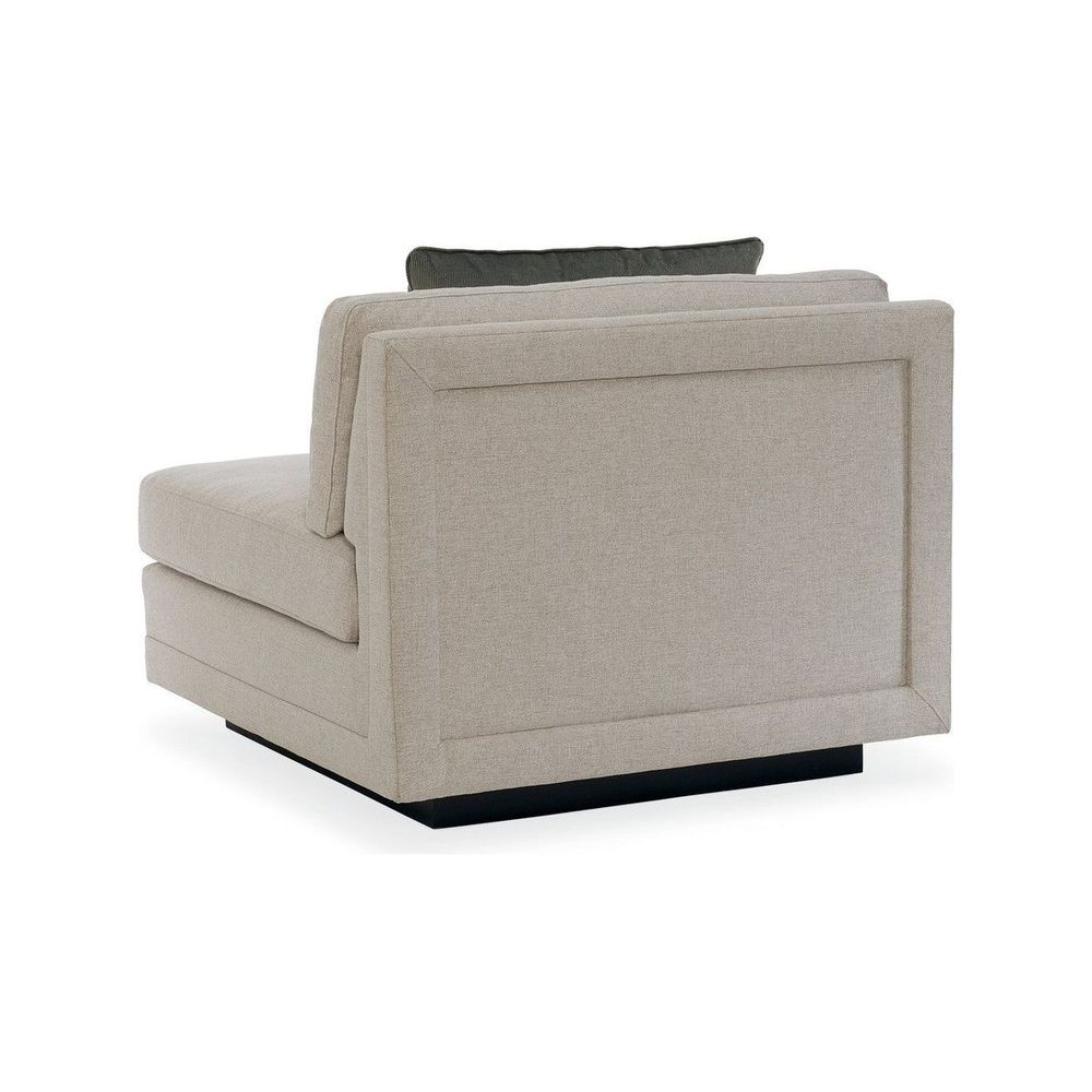 Sectionals: Parts Synthesis Armless Chair - Black