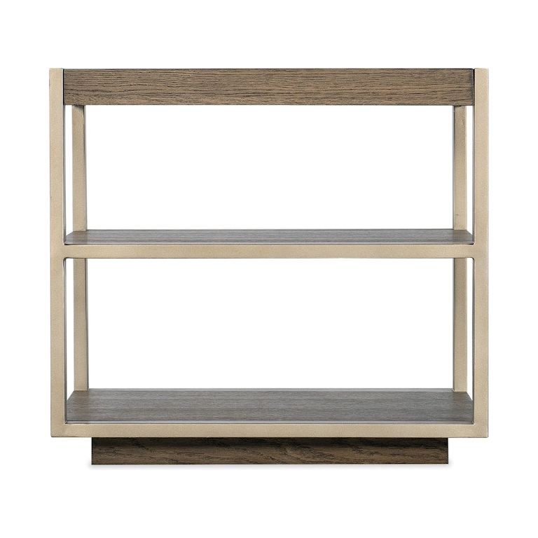 Griffin Wood/Metal Square Side Table