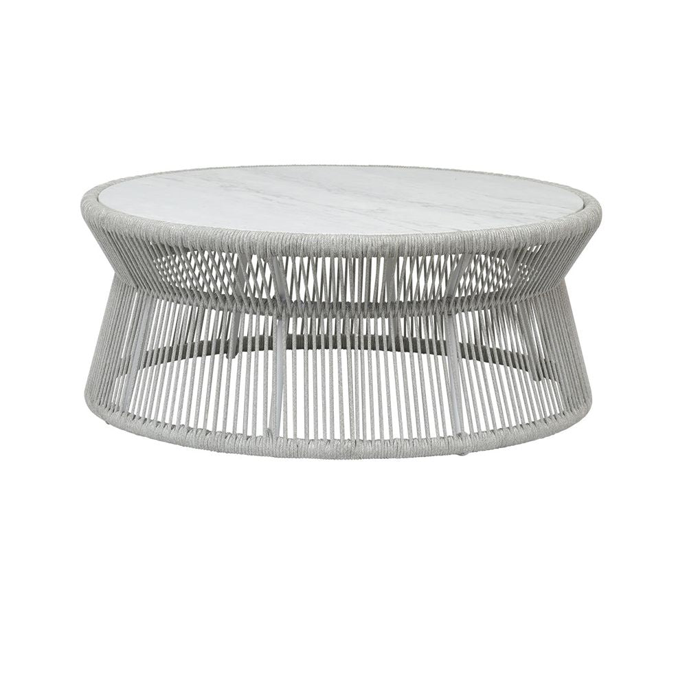 Outdoor Coffee Tables Miami Outdoor Coffee Table with Honed Cararra Marble Top