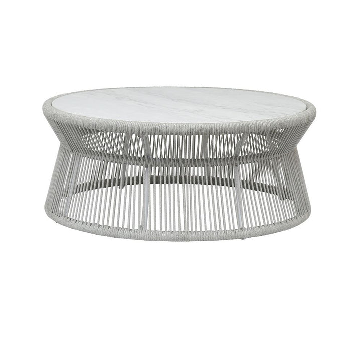 Outdoor Coffee Tables Miami Outdoor Coffee Table with Honed Cararra Marble Top