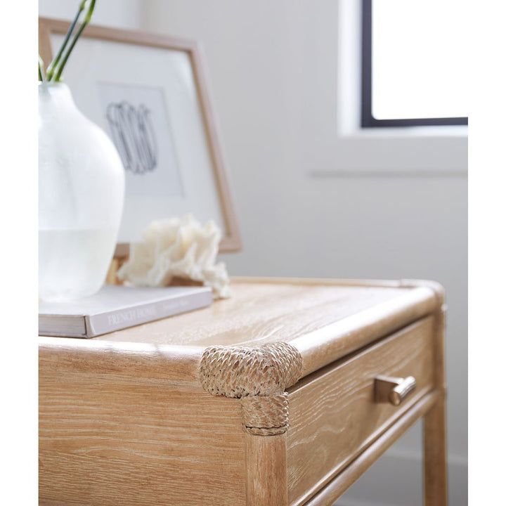 Side Tables Retreat Pole Rattan End Table - Light Wood