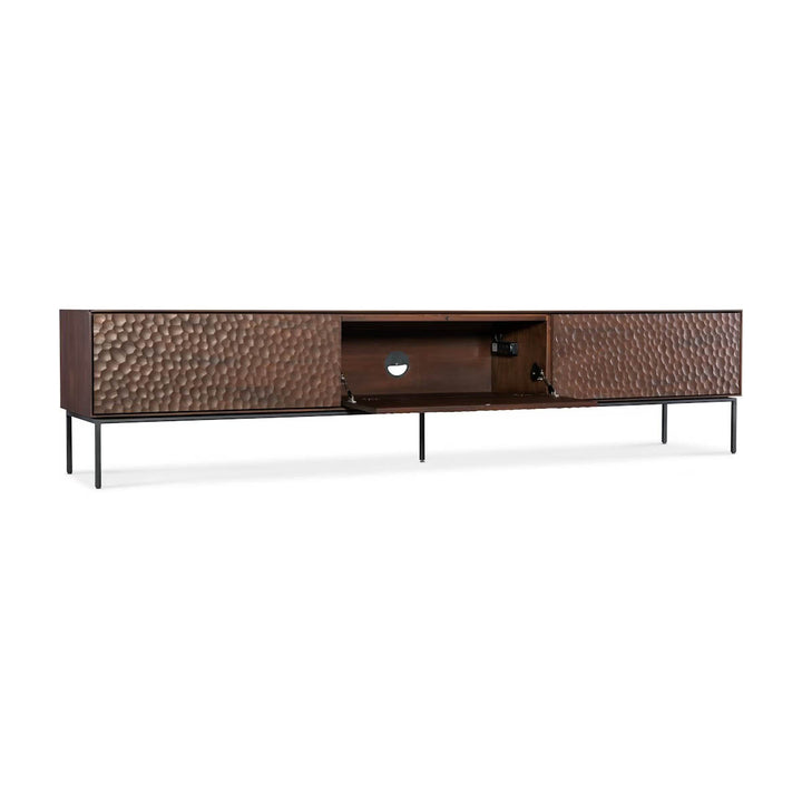 Arun Carved Low Media Unit - 95.5 in