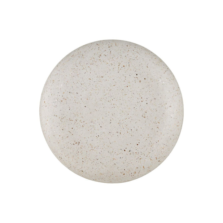 Cusani Ivory Terrazzo Stool