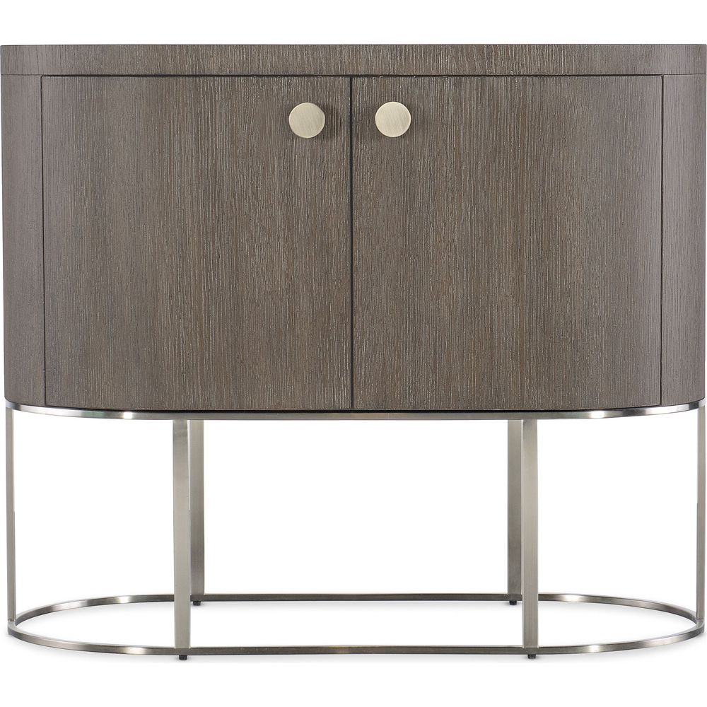 Nightstands Modern Mood Oval Nightstand - Dark Wood