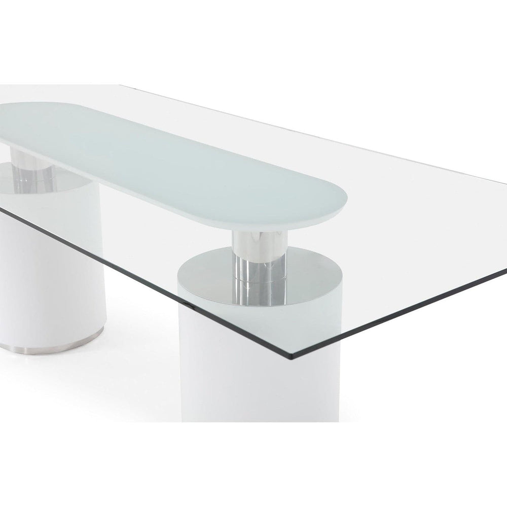 Mandarin Dining Table-Whiteline Modern Living-WHITELINE-DT1660-WHT-Dining Tables-2-France and Son