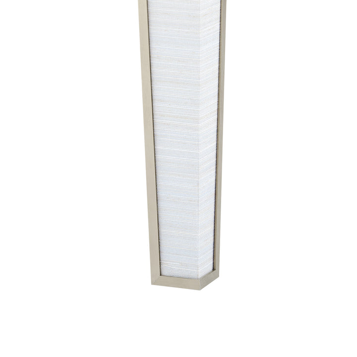 Madeline 1-Drawer Side Table, Platinum Shimmer