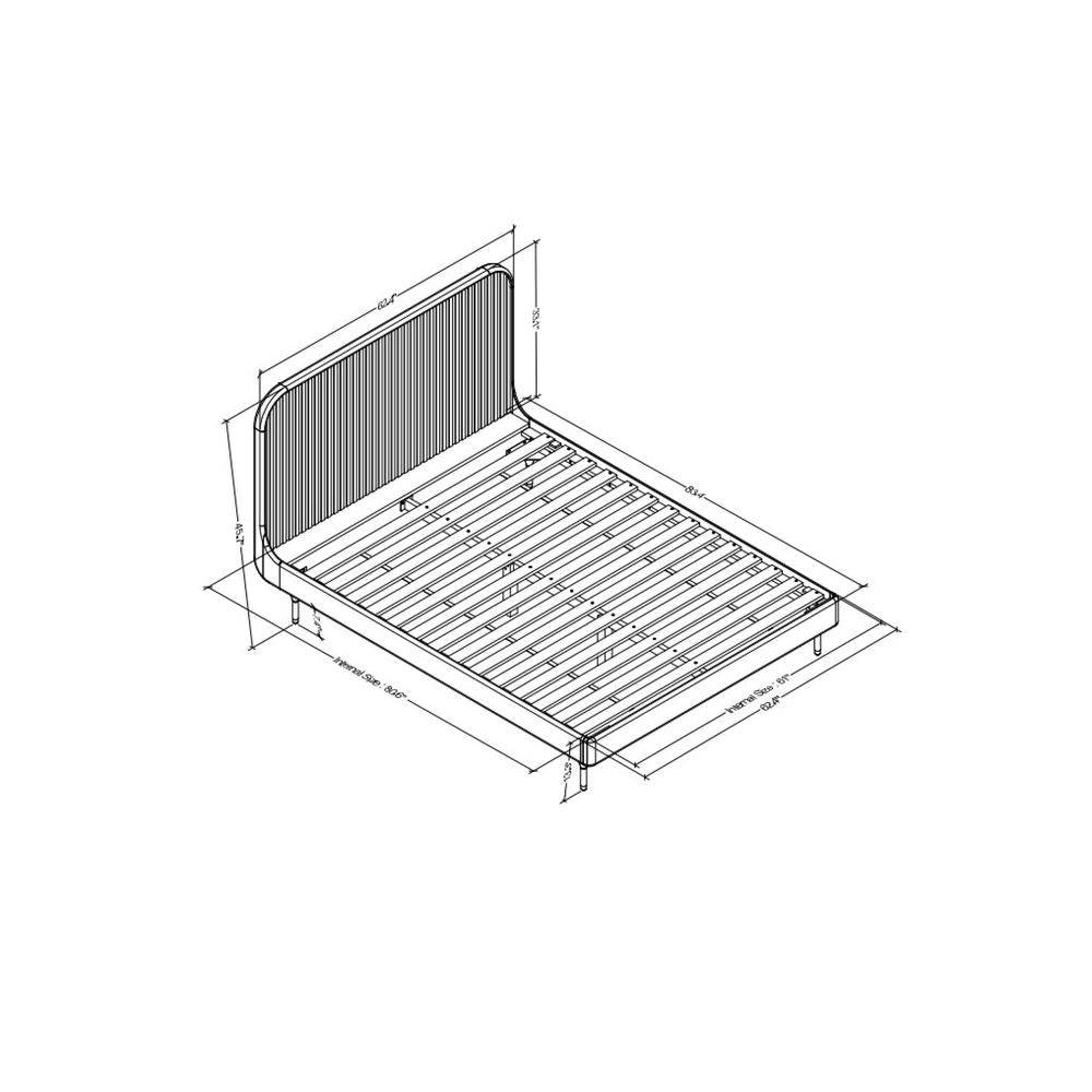 Madri Wood Bed