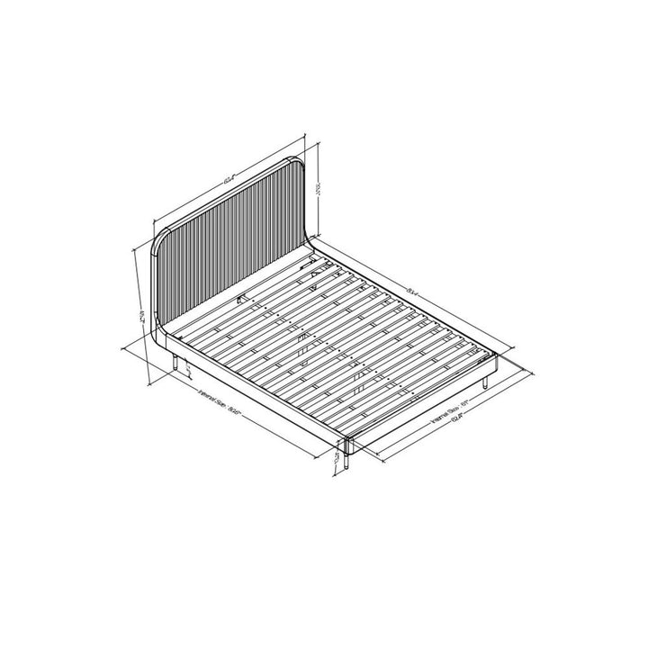 Madri Wood Bed