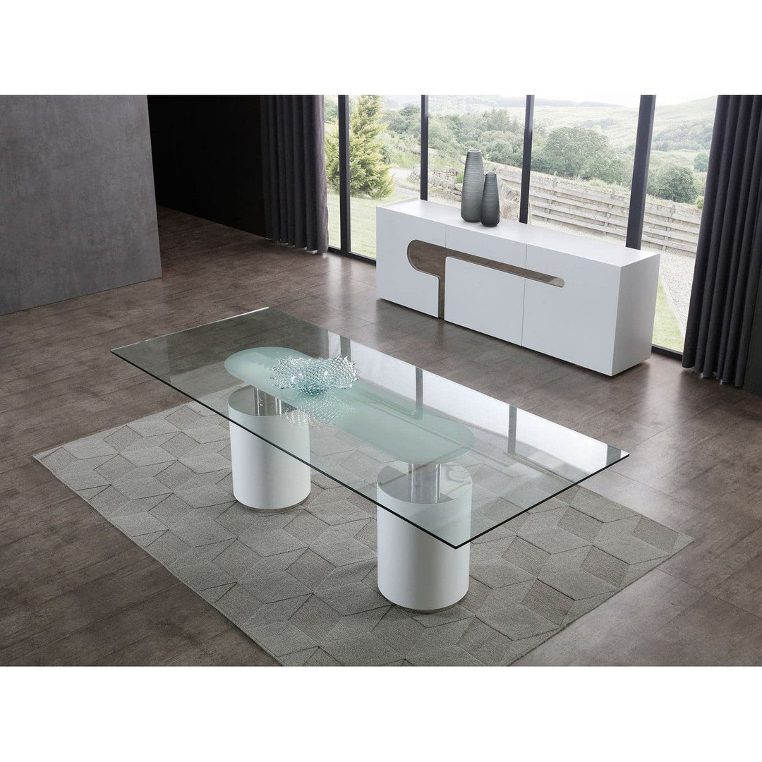 Mandarin Dining Table-Whiteline Modern Living-WHITELINE-DT1660-WHT-Dining Tables-3-France and Son