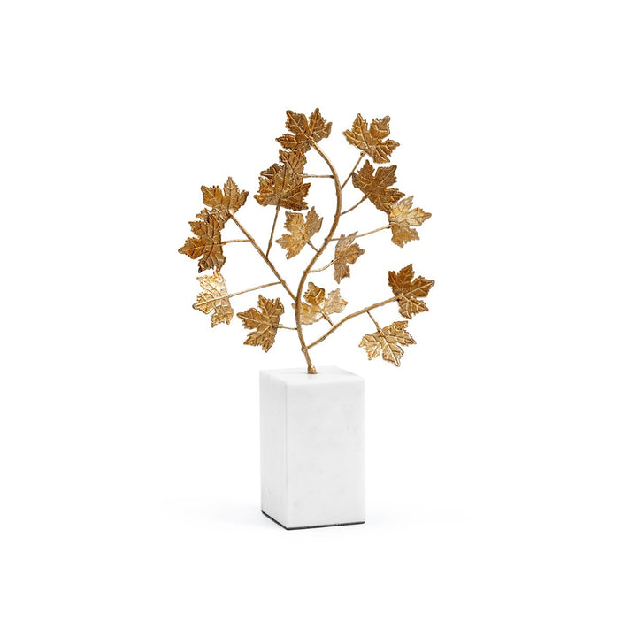 Maple Branch Statue, Gold Leaf