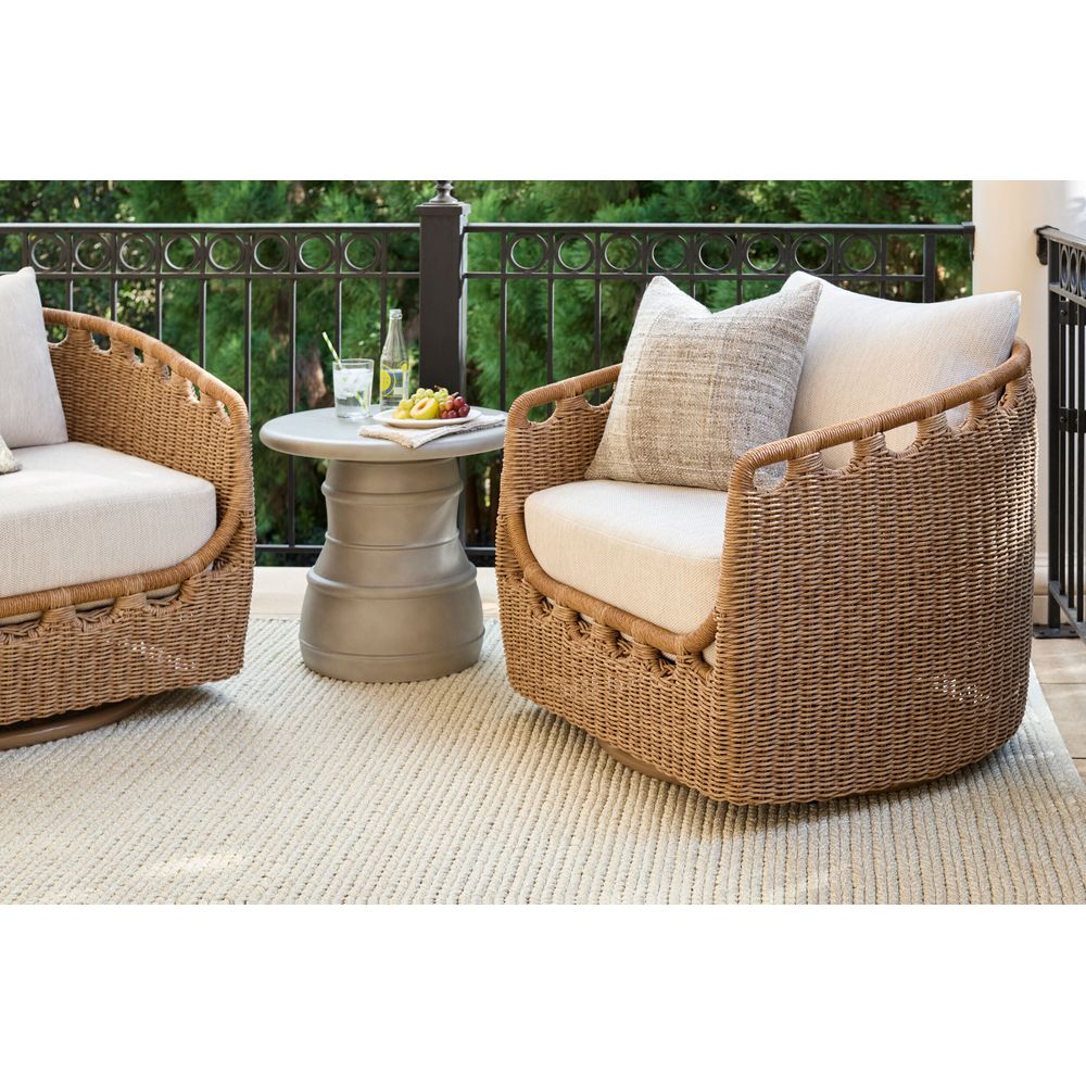 Outdoor Lounge Chairs Marvella Swivel Chair