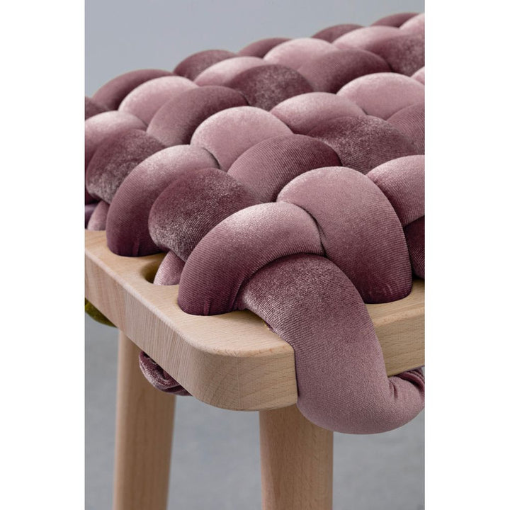 Benches Mauve Velvet Woven Bench