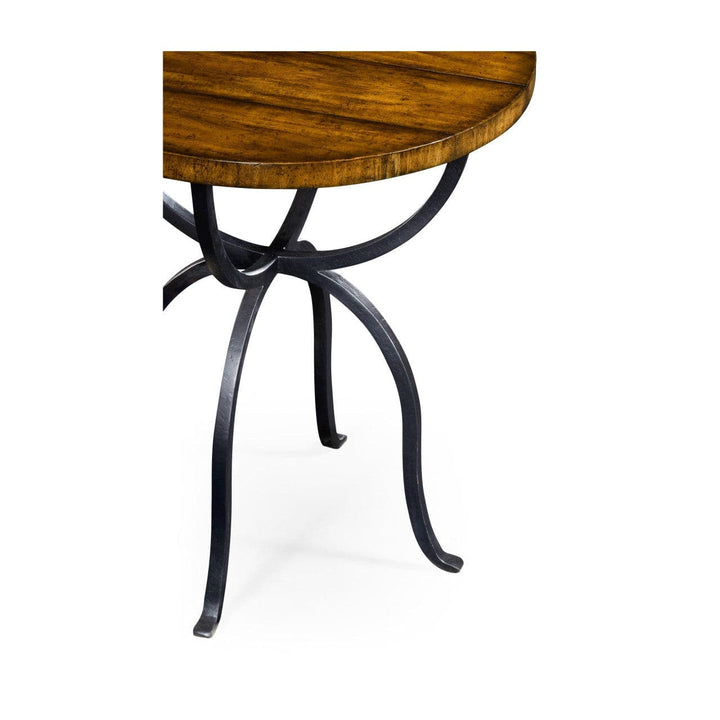 Casually Country Collection Bistro Round Centre Table-Jonathan Charles-JCHARLES-003991-AB-Side Tables-4-France and Son