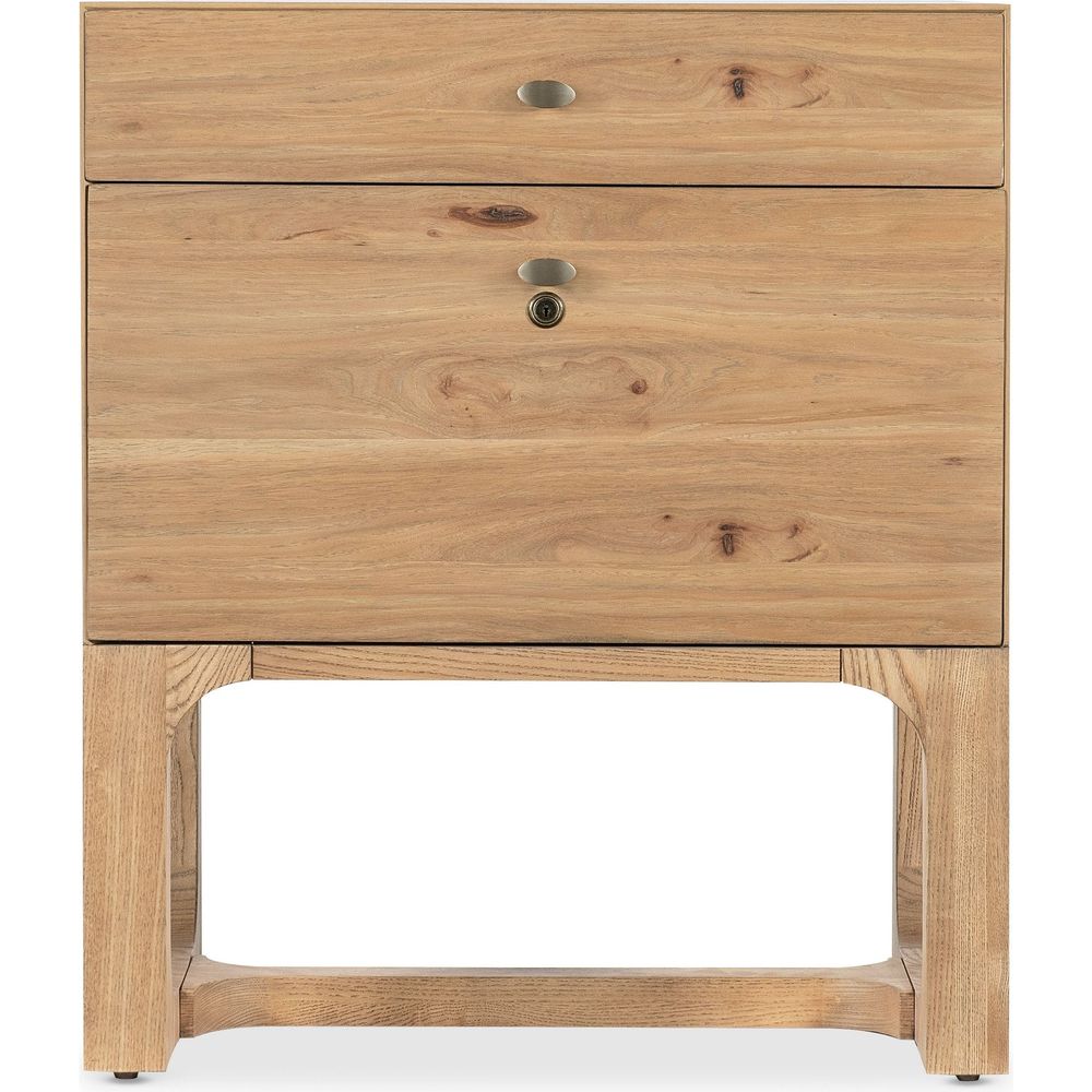 File Storage Documents Lateral File - Light Wood