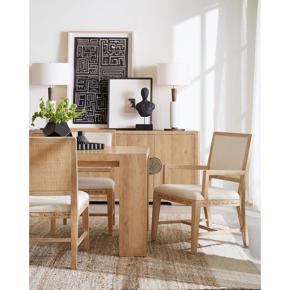 Dining Chairs Solace Cane Back Arm Chair - Beige