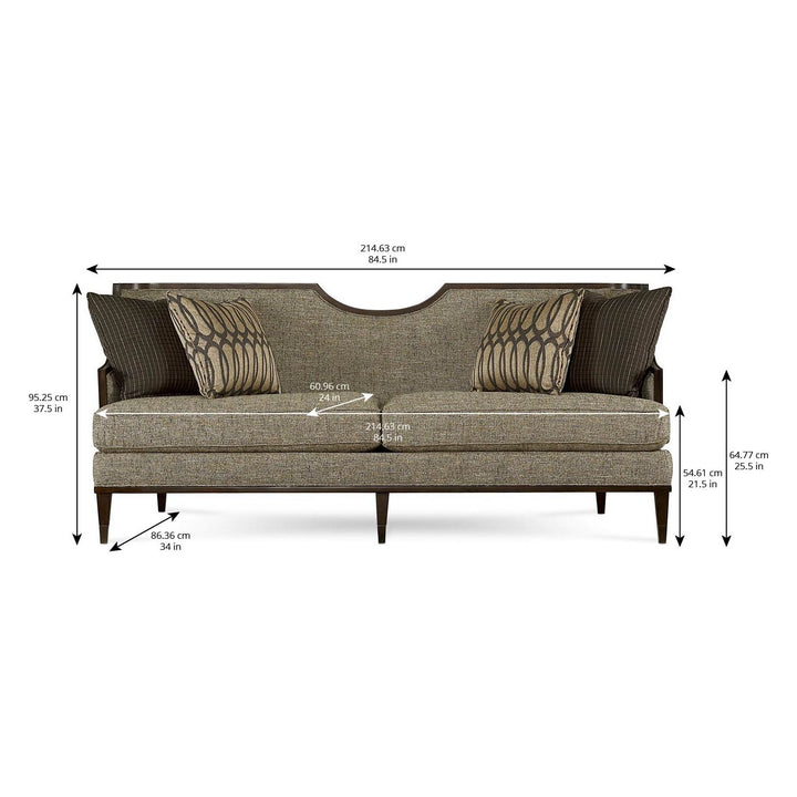 Harper Mineral Sofa - Grey, Brown