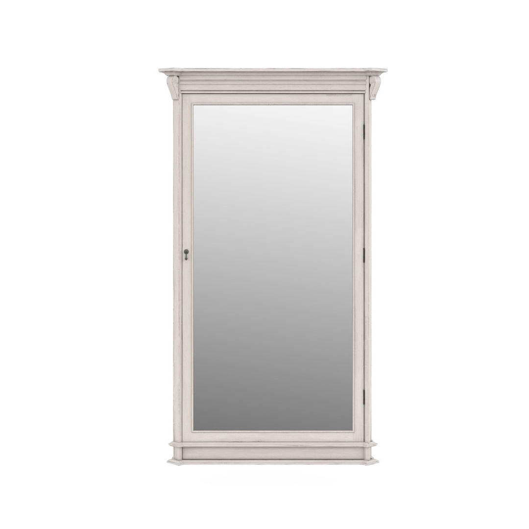 Alcove Floor Mirror - White