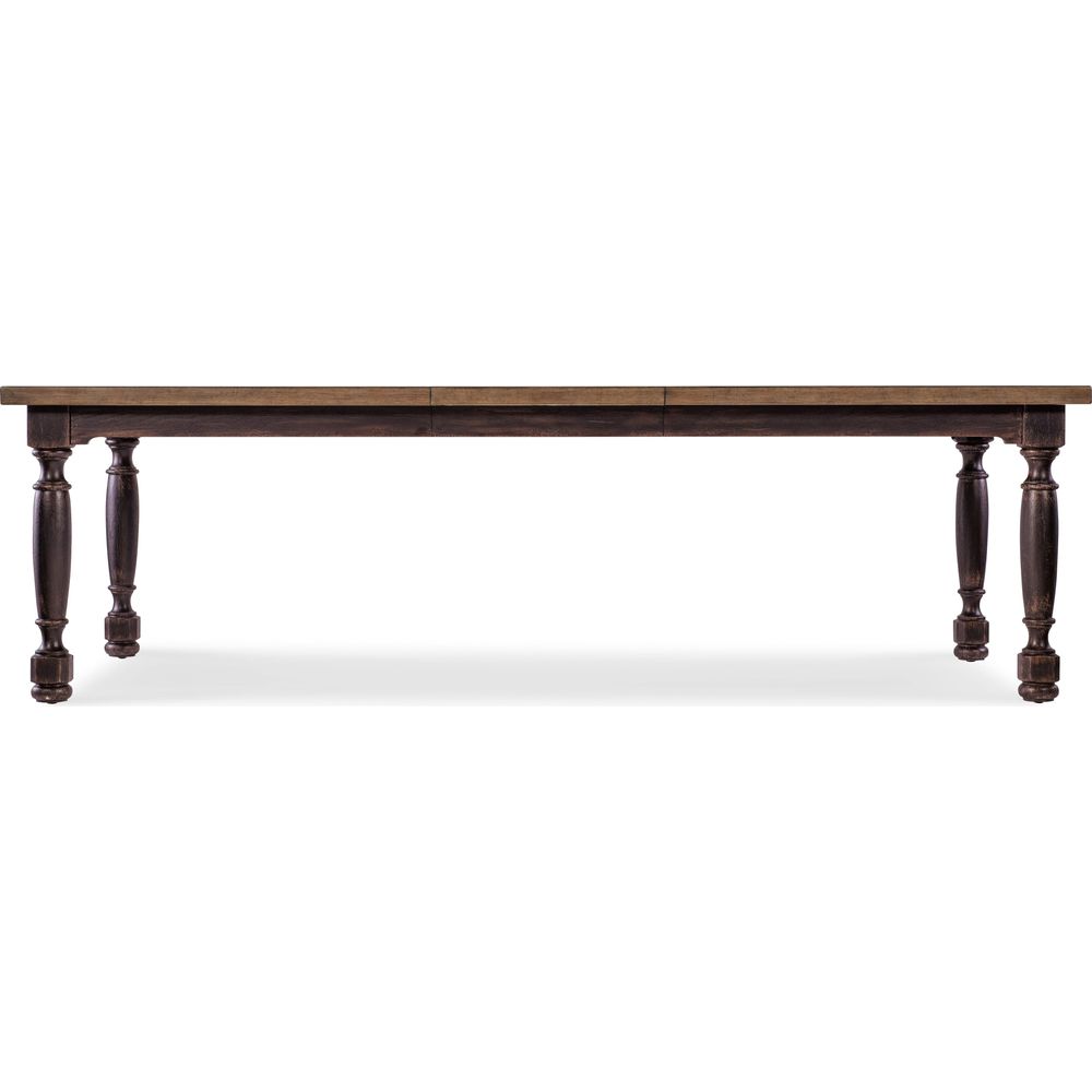 Americana Leg Dining Table with 1-22in Leaf - Blacks