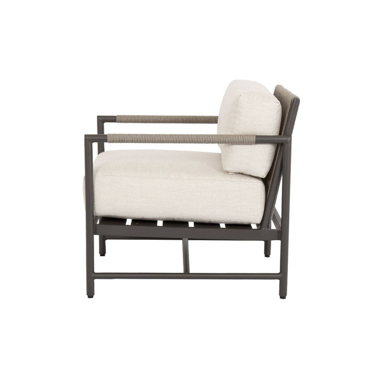 Outdoor Lounge Chairs Pietra Club Chair in Echo Ash, No Welt