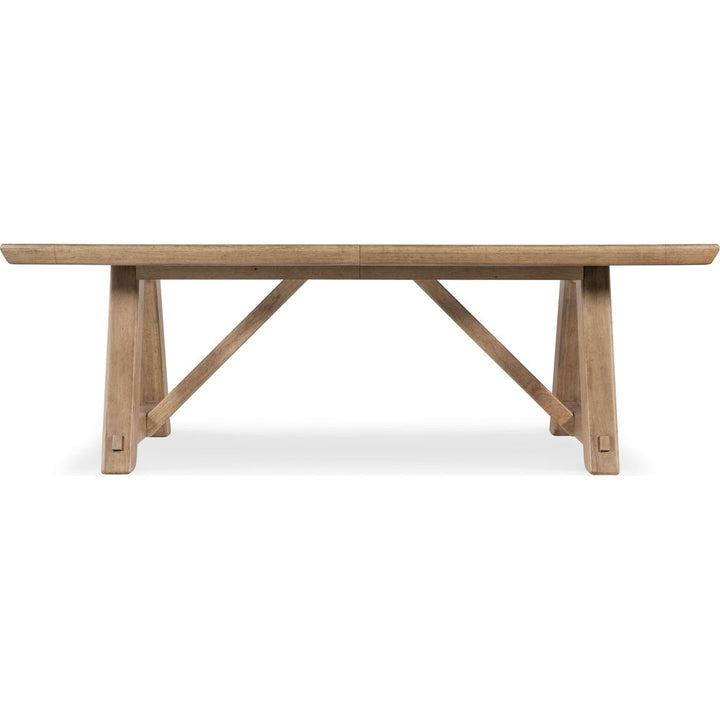 Dining Tables Vineyard Row Rectangle Dining Table with Two 20-inch Leaves - Light Wood