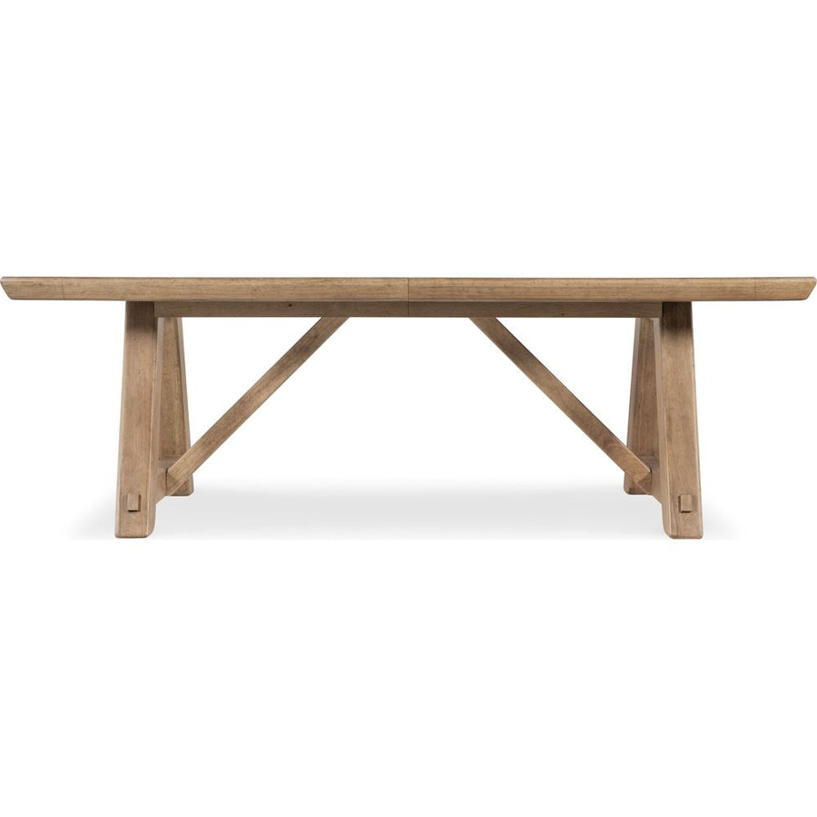 Dining Tables Vineyard Row Rectangle Dining Table with Two 20-inch Leaves - Light Wood
