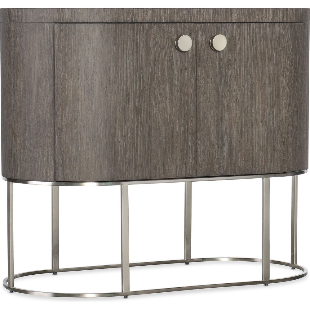 Nightstands Modern Mood Oval Nightstand - Dark Wood