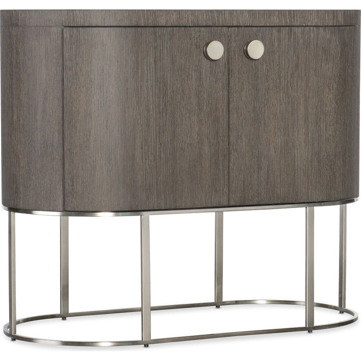 Nightstands Modern Mood Oval Nightstand - Dark Wood