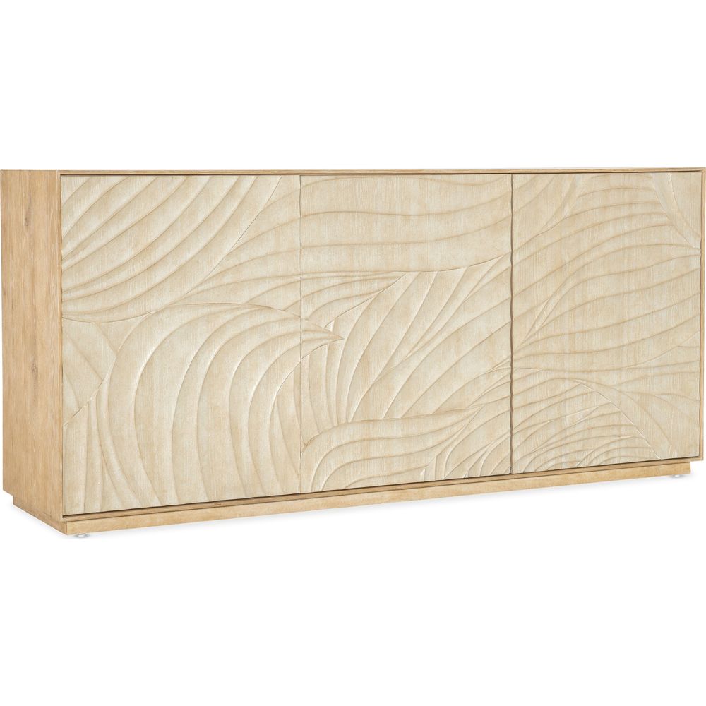 Sideboards & Credenzas Retreat Entertainment 4-Shelf Credenza - Light Wood