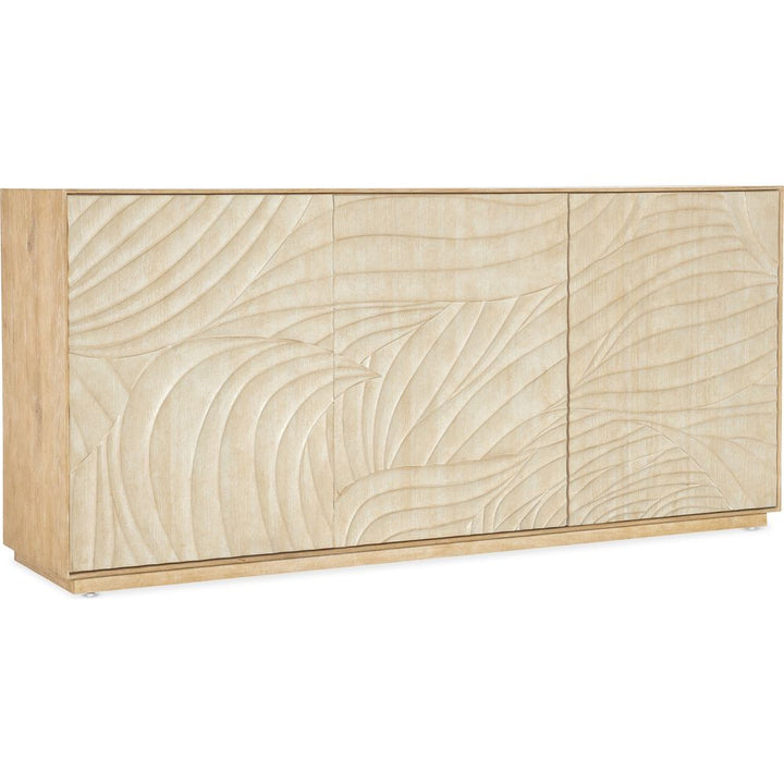 Sideboards & Credenzas Retreat Entertainment 4-Shelf Credenza - Light Wood