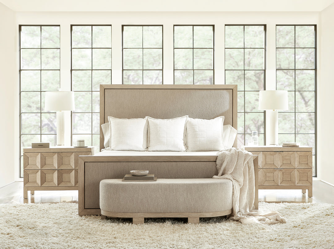 Prado King Panel Bed in Tawny Finish