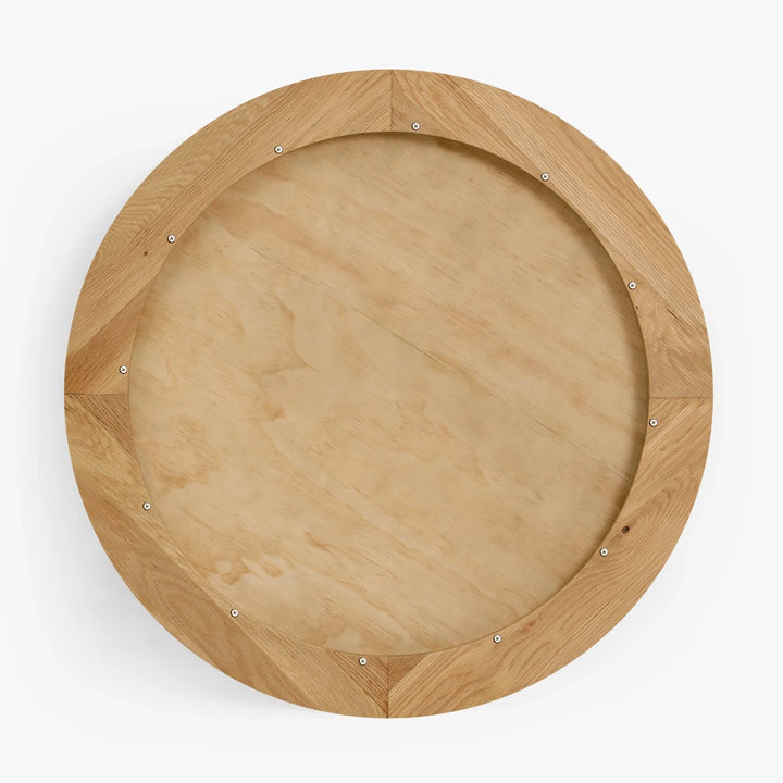 Buddy Round Mirror - Natural Oak