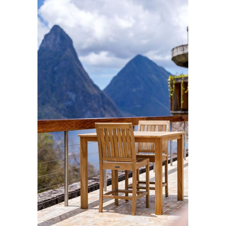 Outdoor Bar Tables Newport 42" Square Counter Height Table