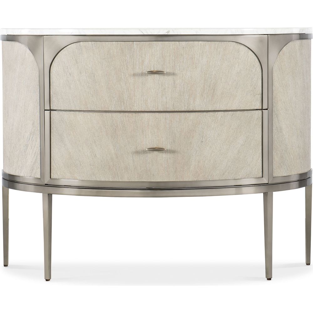 Nightstands Modern Mood Two Drawer T-Pull Nightstand - Light Wood