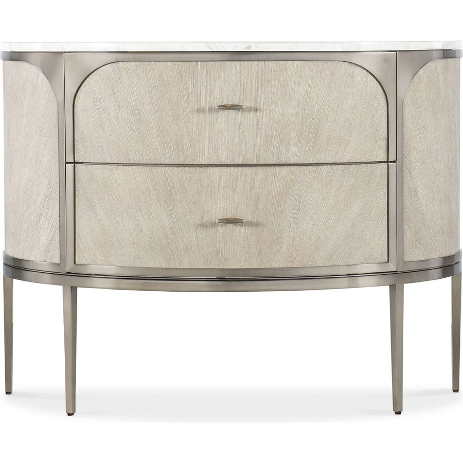 Nightstands Modern Mood Two Drawer T-Pull Nightstand - Light Wood