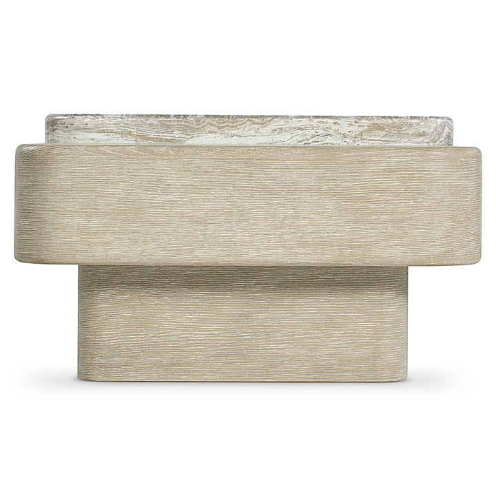 Arcadia Faux Stone Cocktail Table