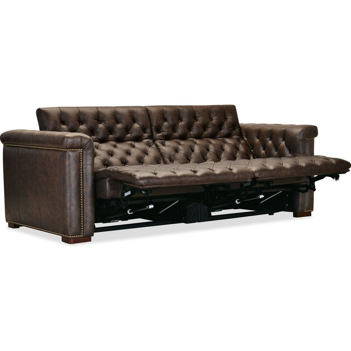 Sofas: Recliners Apollo Deux Power Recliner and Power Headrests - Saddlewood Brown