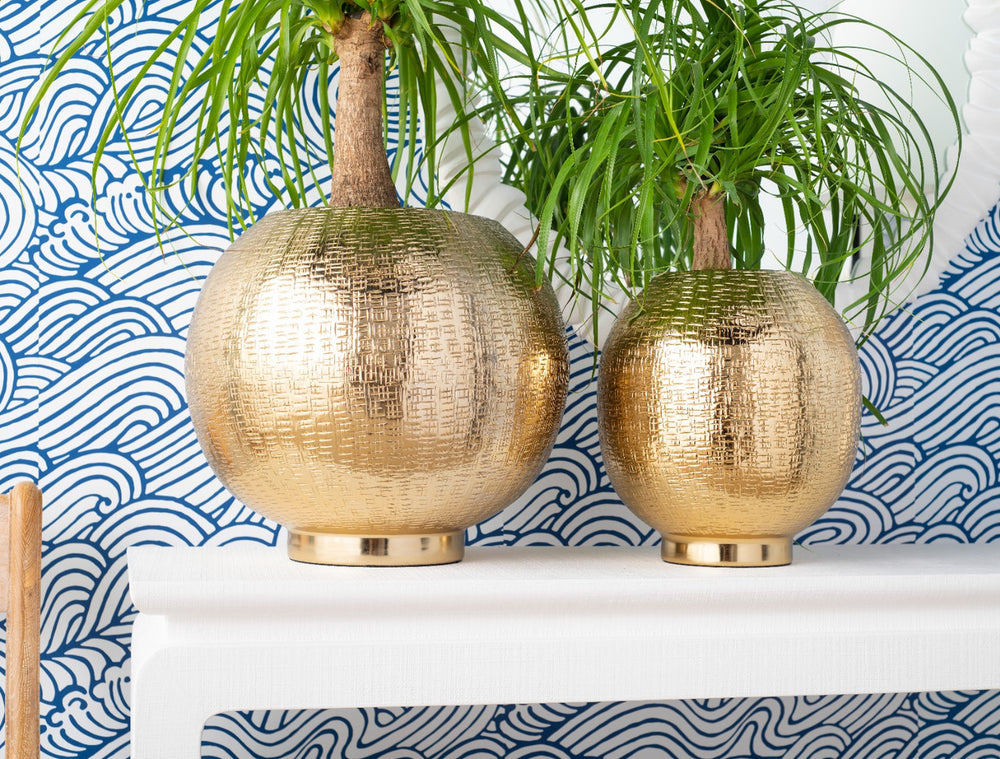 Mali Large Cache Pot, Brass