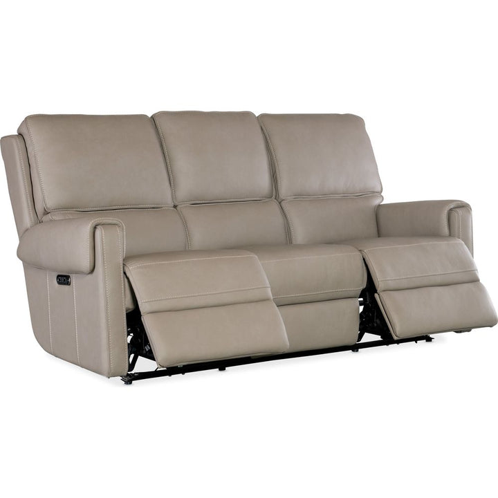 Sofas: Recliners Bishop Sofa with Power Recline & Power Headrest - Grey