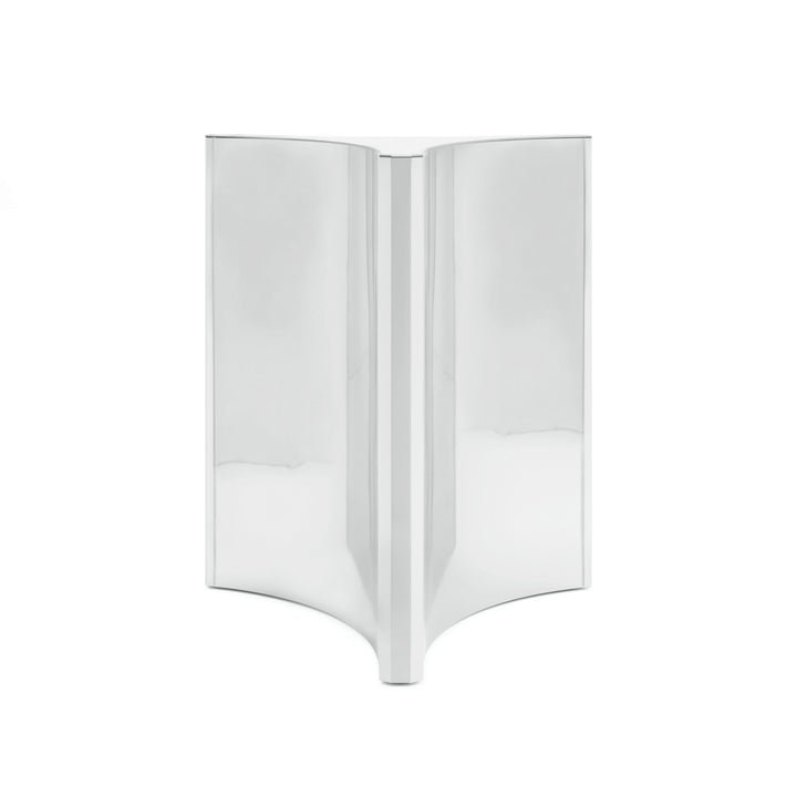 Abbott Round Dining Table in Polished Stainless Steel - Base