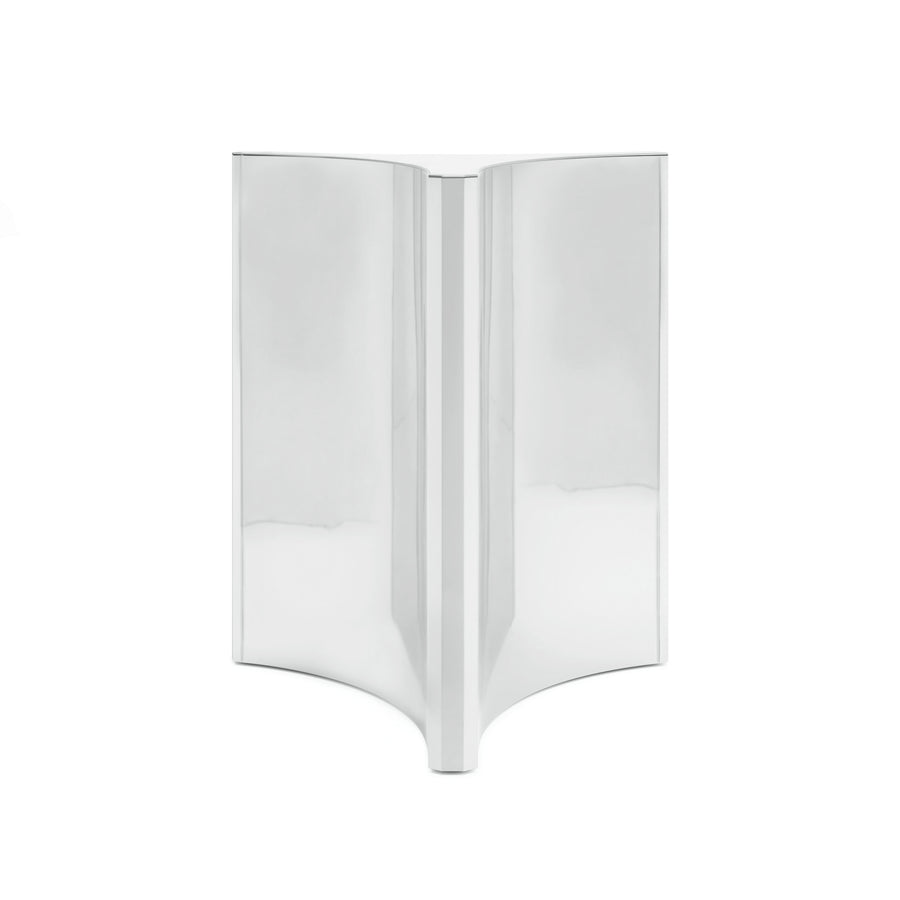 Abbott Round Dining Table in Polished Stainless Steel - Base