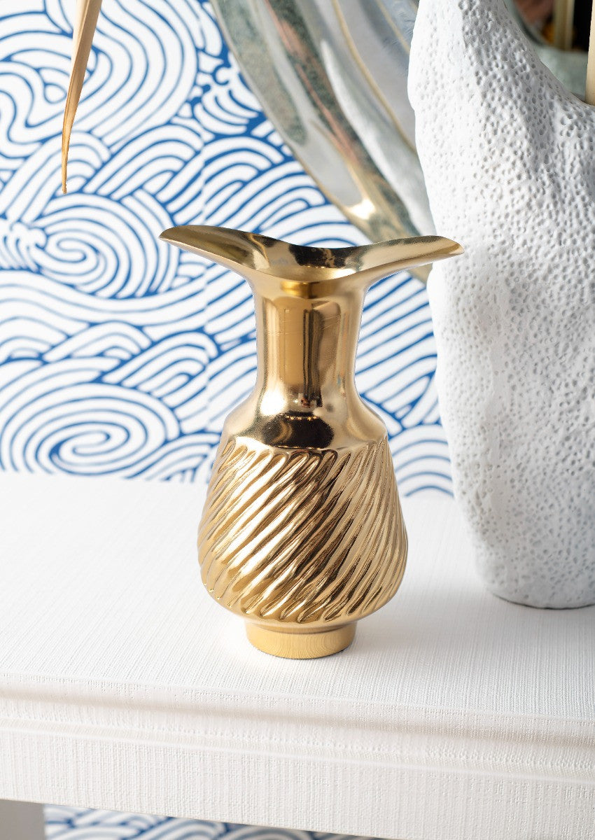 Manile Vase, Brass