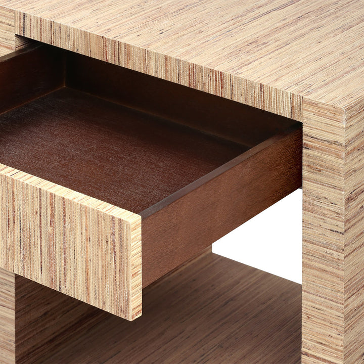 Morgan 1-Drawer Side Table, Papyrus
