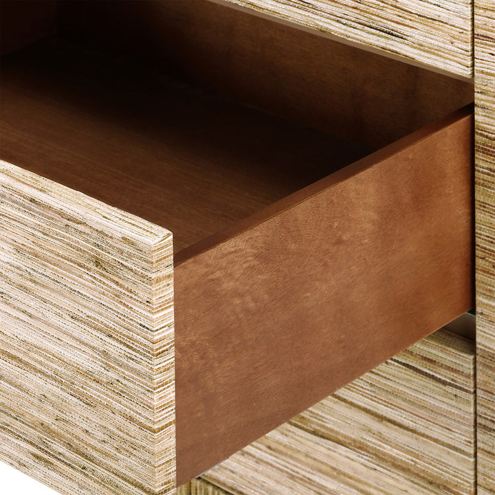 Morgan 3-Drawer Side Table, Papyrus