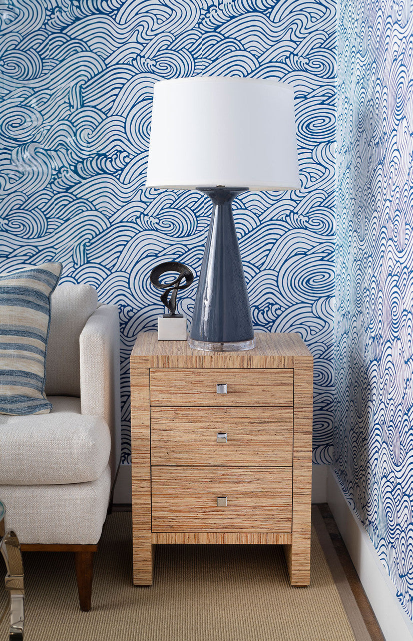 Morgan 3-Drawer Side Table, Papyrus