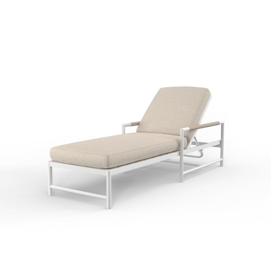 Outdoor Chaises Sabbia Chaise in Echo Ash, No Welt