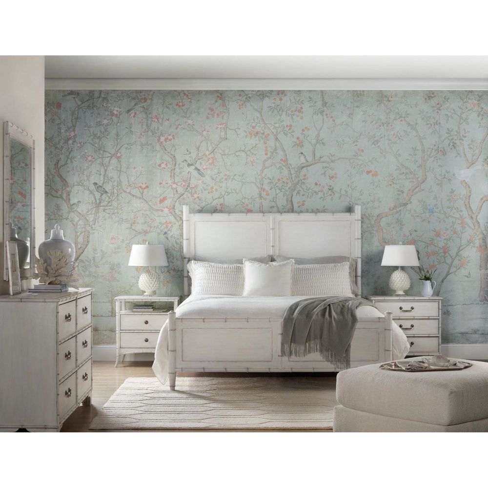 Beds Theodore King Panel Bed - Whites/Creams/Beiges