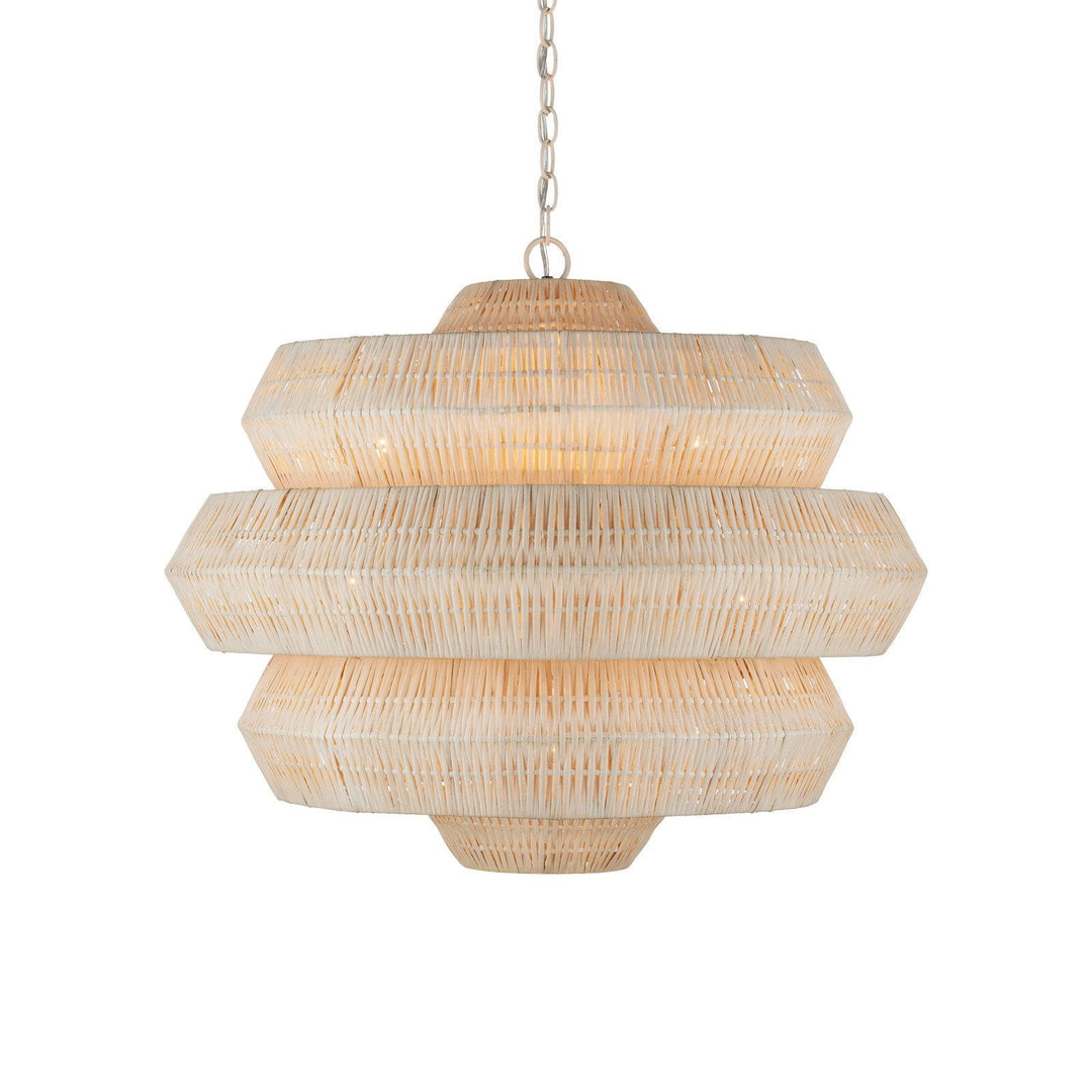 Antibes Medium White Chandelier